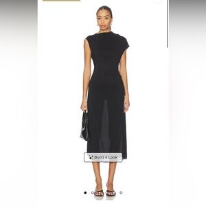 by Marianna Teshi Midi Dress in Black